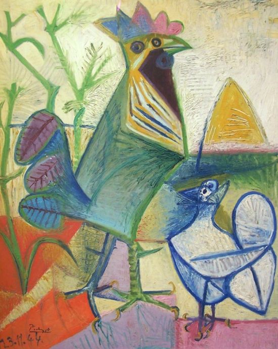 Picasso Cockerel of the Liberation 1944