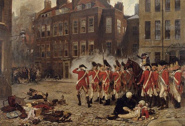 Gordon riots 19th century painting