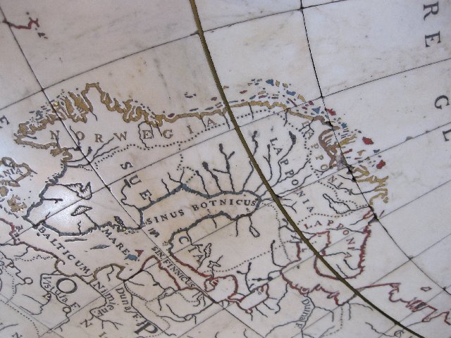 Part of Blaeu's map on the marble floor of the great hall of the Royal Palace, Amsterdam