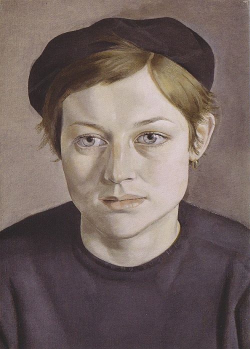 Girl with Beret, Lucian Freud, 1951-2