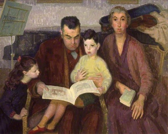 Henry Lamb, The Behrend Family, 1927