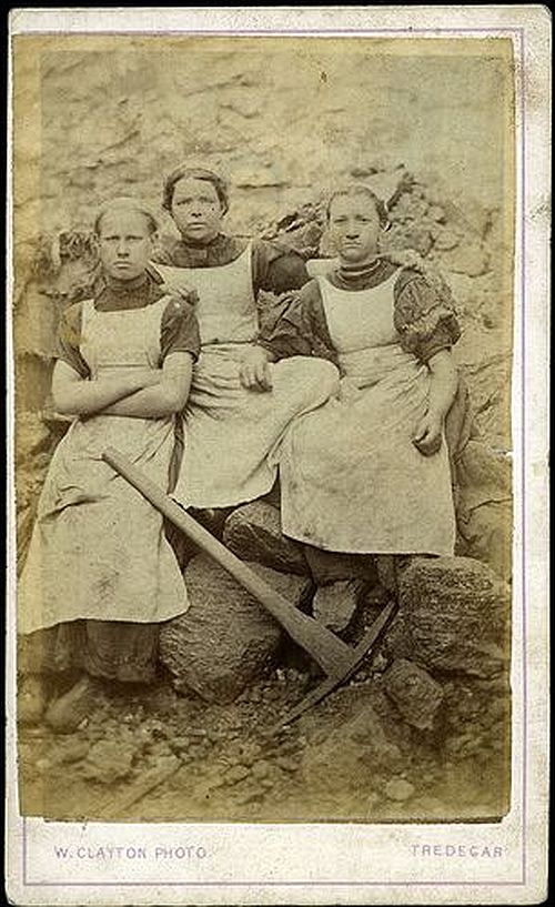 women workers iron works Tredegar 1860s 1