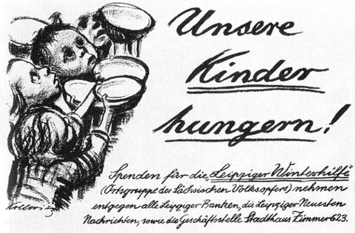 Käthe Kollwitz, Germany's Children Are Starving! 1924