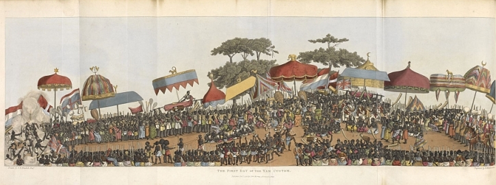 Thomas Edward Bowdich, Mission from Cape Coast Castle to Ashantee, 1819, The first day of the Yam Festival