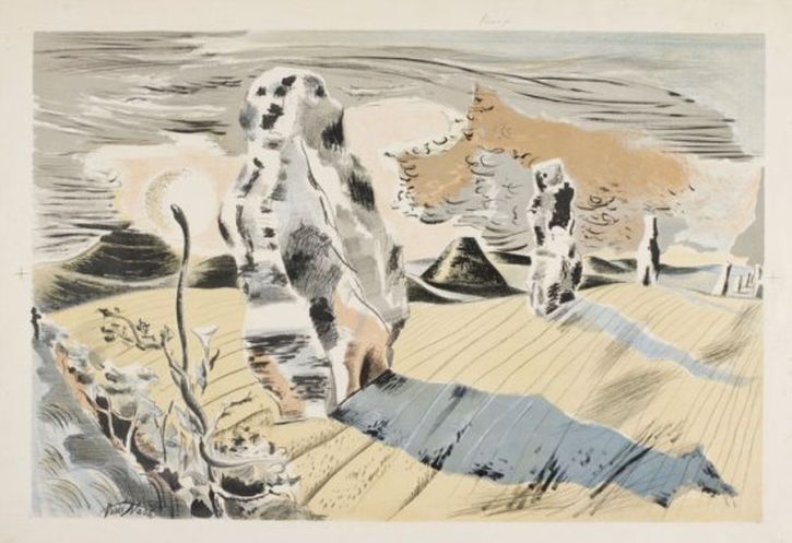 Paul Nash, Druid Landscape, 1934