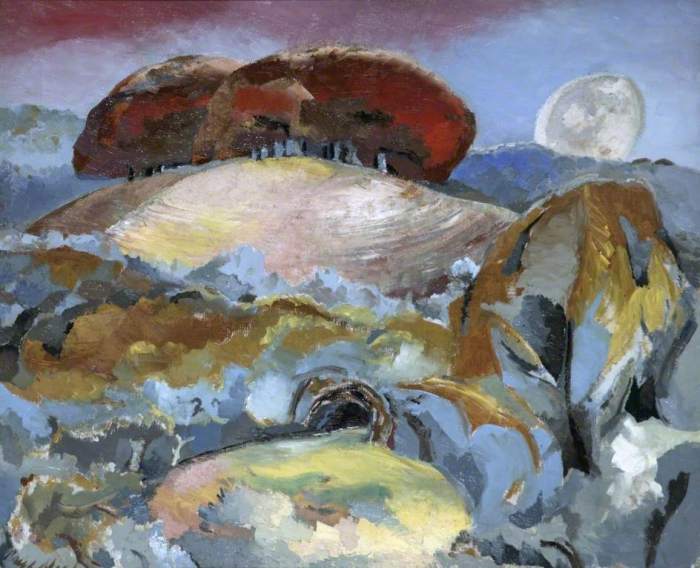 Paul Nash, Landscape of the Moon's Last Phase, 1944 
